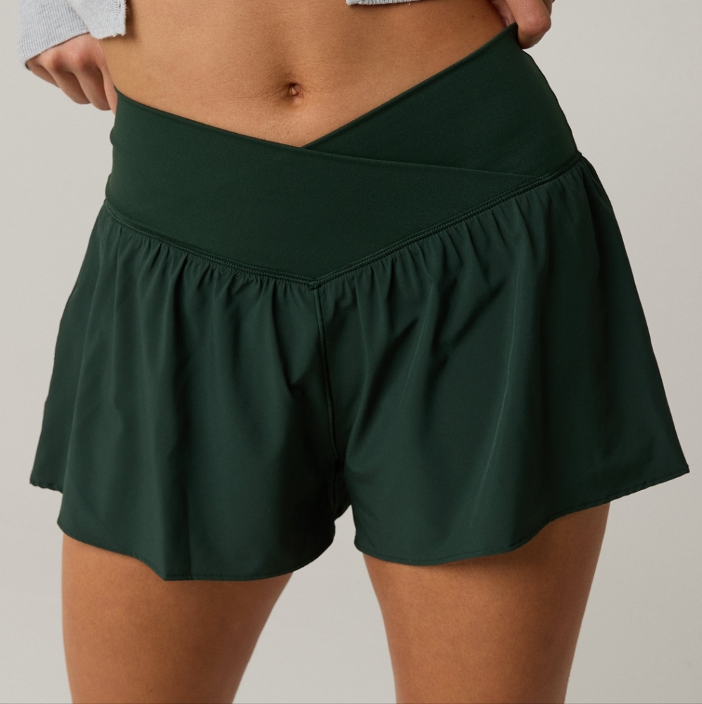XXS,S,M: Aerie Crossover Flowy Stretch Shorts